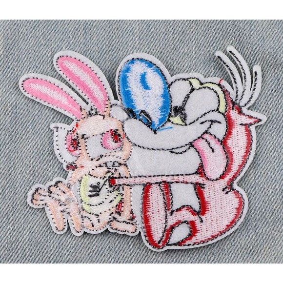 🔥 4” The Ren And Stimpy Show Cute Cartoon Characters Embroidered Iron On Patch - Picture 2 of 6